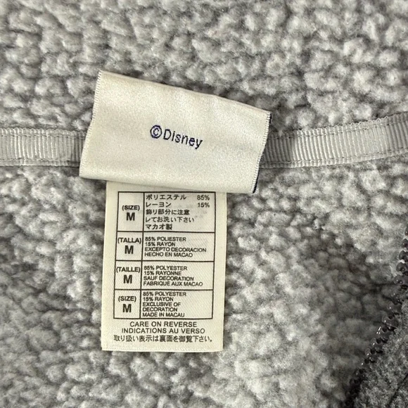 VINTAGE Disney Fleece Jacket Women’s Size M - Picture 4 of 12